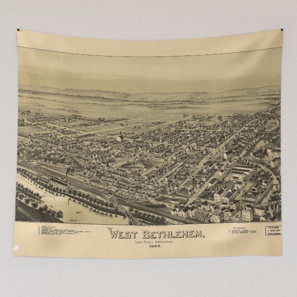 Item preview, West Bethlehem, Pennsylvania (1894) designed and sold by allhistory.