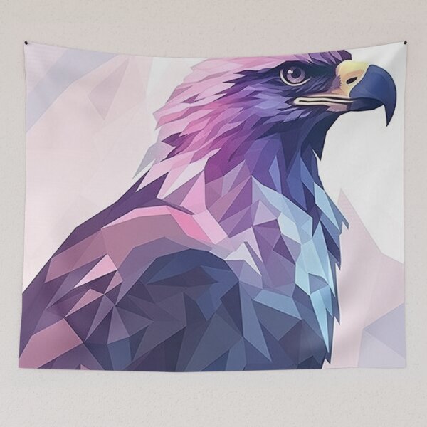 Item preview, Colourful Eagle Polygonal Art designed and sold by JFFStore.
