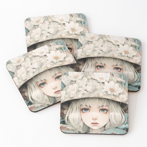 Item preview, Victorian Inspired Big Eyed Girl In a Hat - #1  designed and sold by Cindy Sowers.