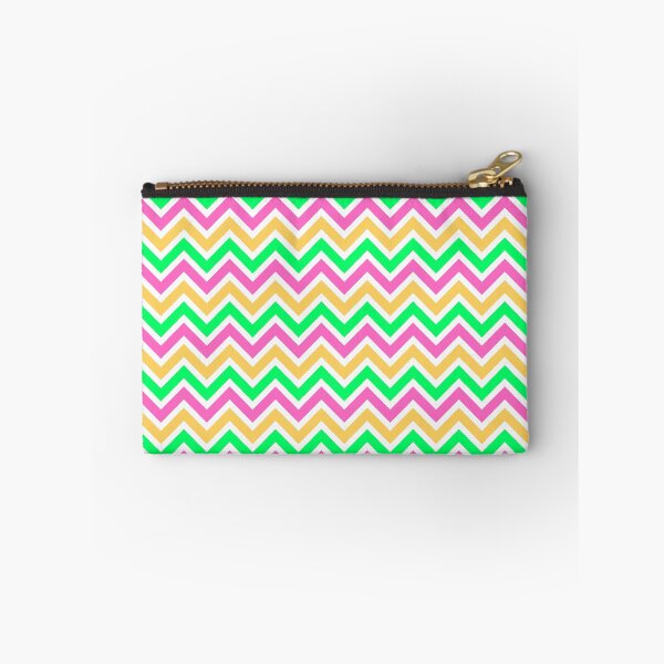 Item preview, Chevron Pattern. Green pink yellow color designed and sold by Aetherier.