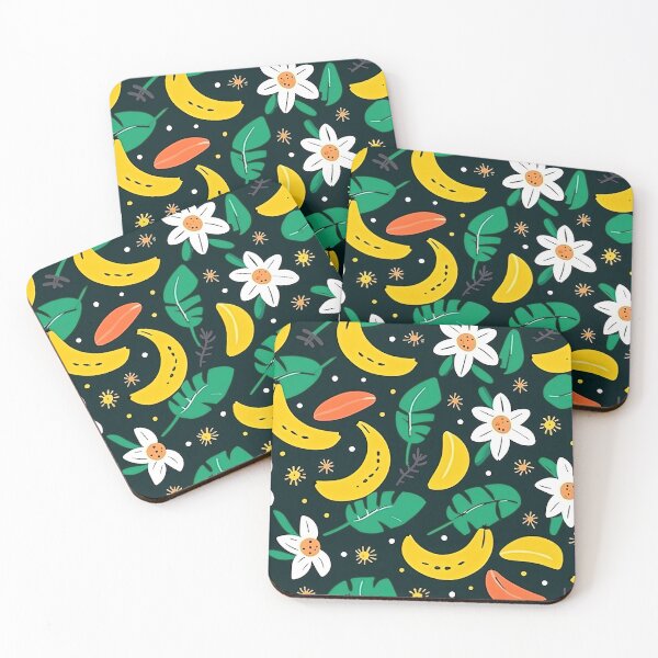 Item preview, Banana - Bright Flowers over Berries designed and sold by IMP-creative.
