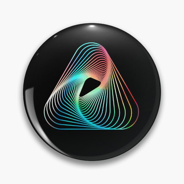 Item preview, Funky Creative Hypnotic triangle geometric art. designed and sold by paulo silveira.