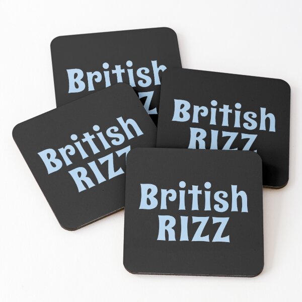 Item preview, British Rizz (Funny Meme - Hilarious Sayings - 70s Vintage Retro Look) designed and sold by SassyClassyMe.