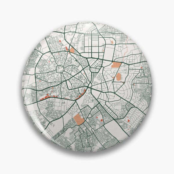 Item preview, Kano City Map of Nigeria  - Bohemian designed and sold by deMAP.