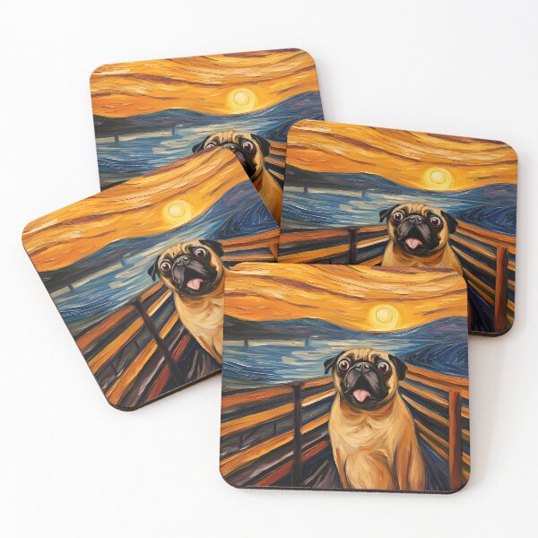 Item preview, The screaming pug designed and sold by Monkey-Bar.