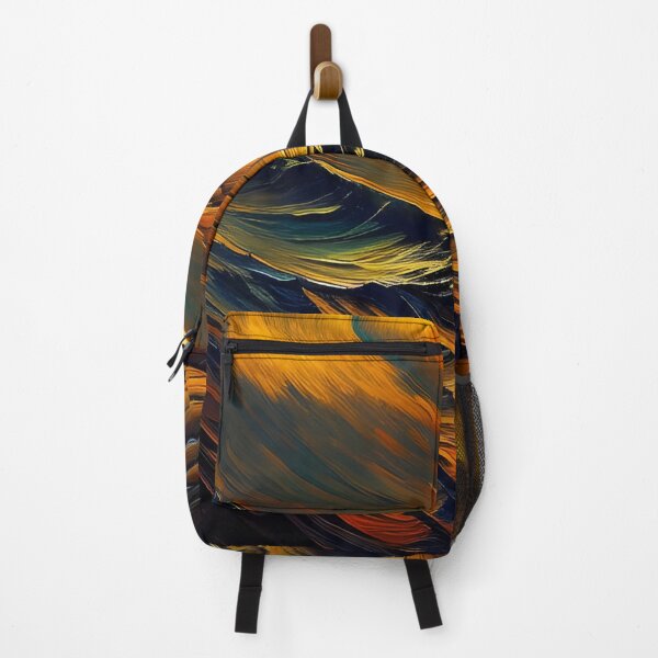 Item preview, Rustic Waves, impasto, Ai Generated Art designed and sold by ACC .