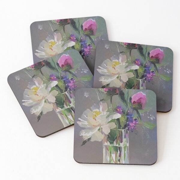 Item preview, Greenery Wall Art For Living Room Wildflower Painting Impressionist Art Grenn Entryway Wall Decor designed and sold by insafee.