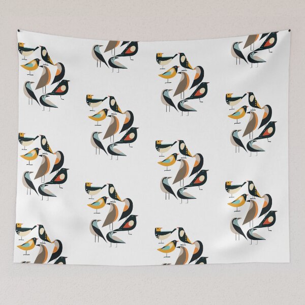 Item preview, Abstract Birds Design - Midcentury Modern Style designed and sold by SorryFrog.