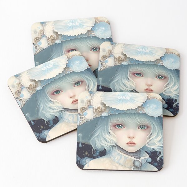 Item preview, Victorian Inspired Big Eyed Girl In a Hat - #3 designed and sold by Cindy Sowers.
