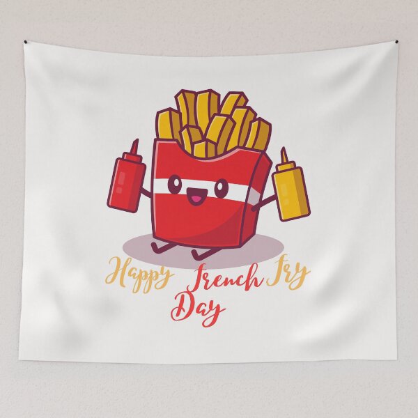 Item preview, Happy French Fry Day designed and sold by Simo0455.
