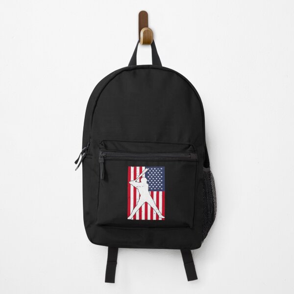Item preview, American Flag Baseball Player Batter Design designed and sold by SOUFIANE1991.