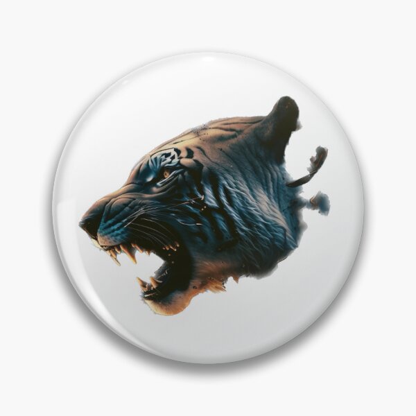 Item preview, tiger showing teeth designed and sold by fredchez.