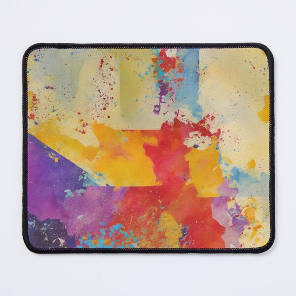 Item preview, Vibrant Textured Brush Strokes: Unique Pattern and Collage Paintings for Art designed and sold by QualityQuest.