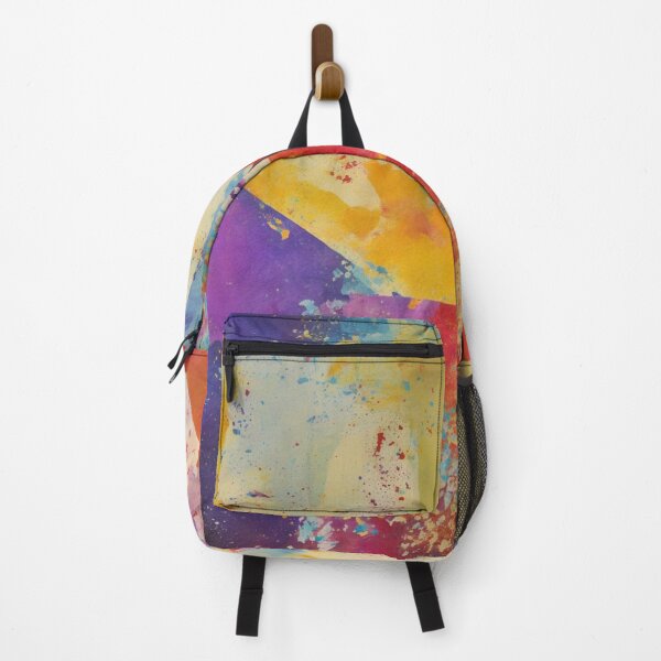 Item preview, Vibrant Textured Brush Strokes: Unique Pattern and Collage Paintings for Art designed and sold by QualityQuest.