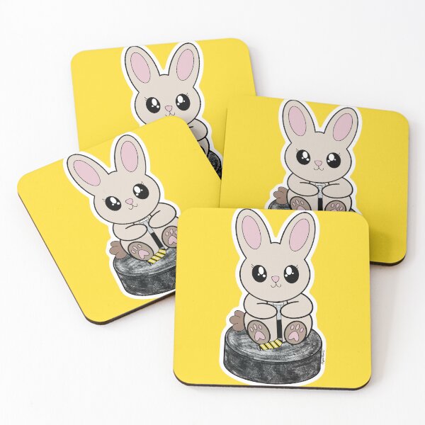 Item preview, Puck Bunny (Boston) designed and sold by Art by Jessica Beroldi.
