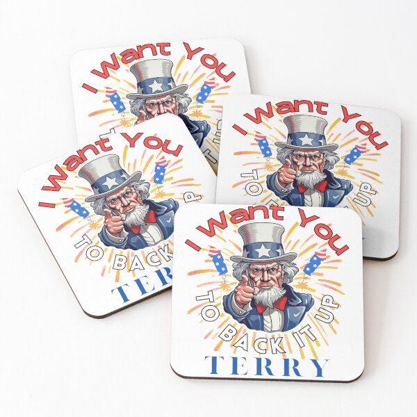 Item preview, Back it Up Terry, Pop Culture Icon, Patriotic, Independence Day, I want you, 4th of July designed and sold by BrinaandPops.