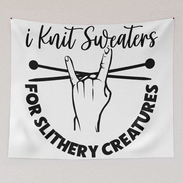 Item preview,  I Knit Sweaters for Slithery Creatures Best Knitting Mom Crocheting Creatures designed and sold by MotivaChic.