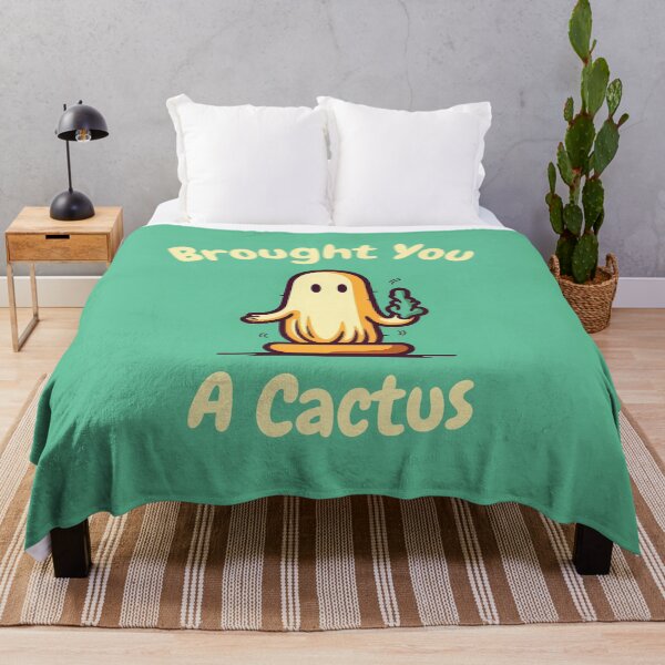 Item preview, Brought You A Cactus! Just a Succulents Loving Ghost designed and sold by AdiRemba.