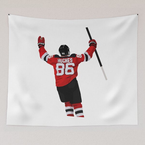 Item preview, Jack Hughes Celebration Sticker designed and sold by xitlaegge.