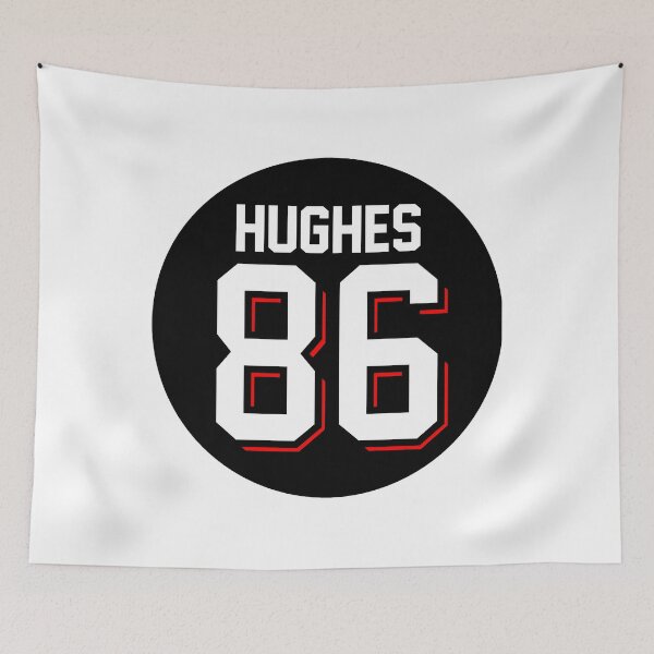 Item preview, Jack Hughes Jersey Number Sticker designed and sold by xitlaegge.