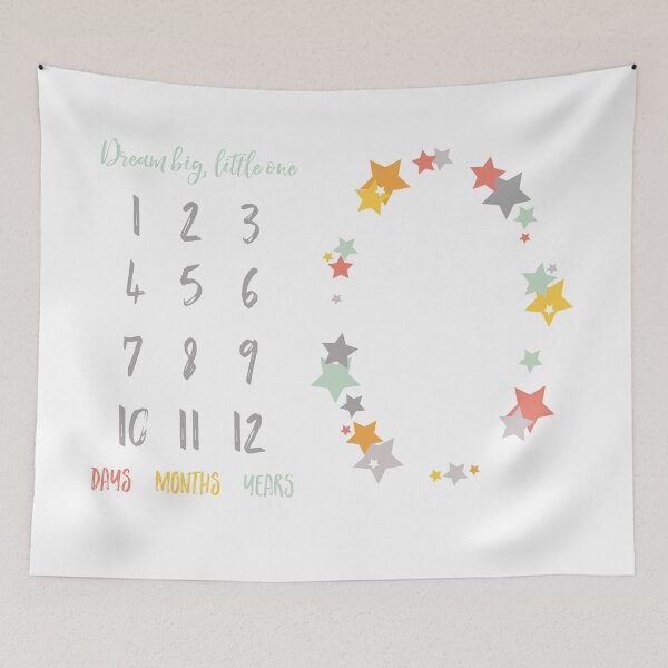 Item preview, Dream Big, Little One - Milestone Blanket Photography Prop designed and sold by Linziloop.