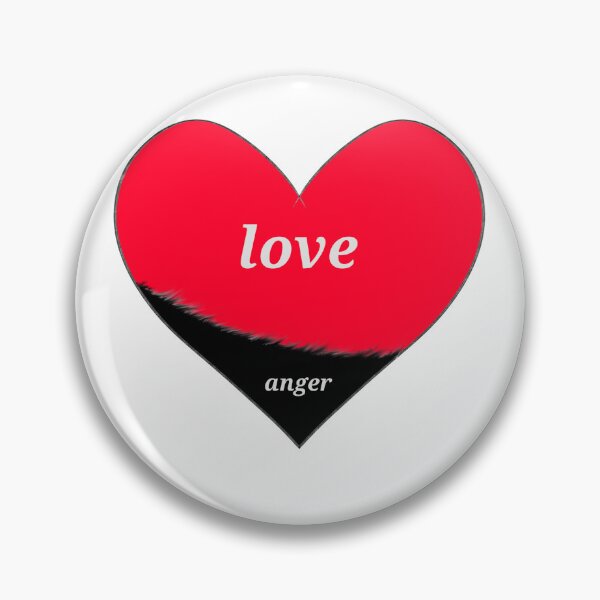 Item preview, Love and anger heart designed and sold by Black-hall.