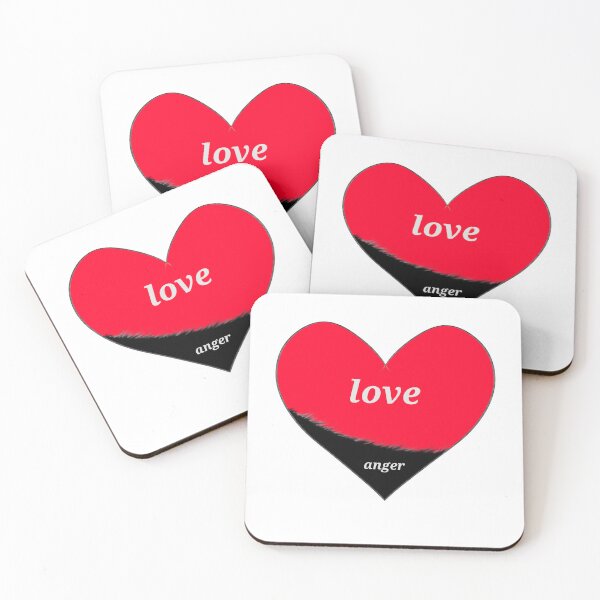 Item preview, Love and anger heart designed and sold by Black-hall.