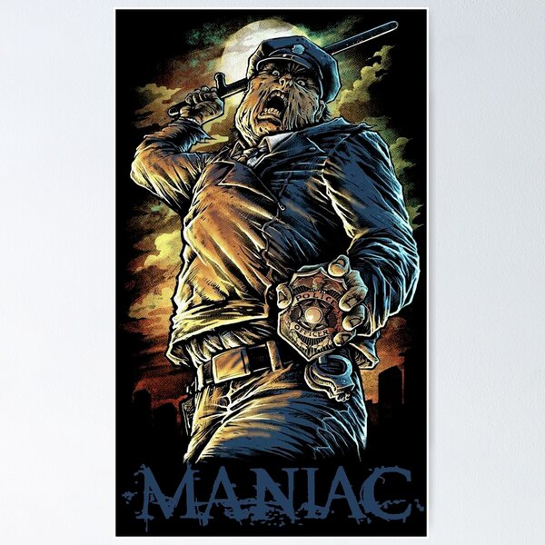 Item preview, MANIAC COP designed and sold by vincentokuneva.