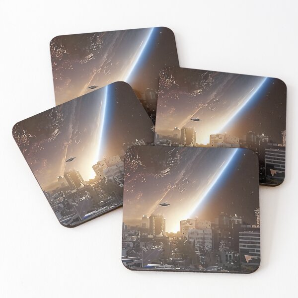Item preview, Futuristic City On Another Planet designed and sold by NerdHut.