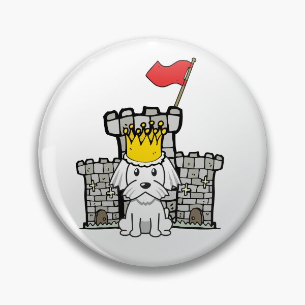 Item preview, Cute White Dog is the king of a castle designed and sold by Pet Station.
