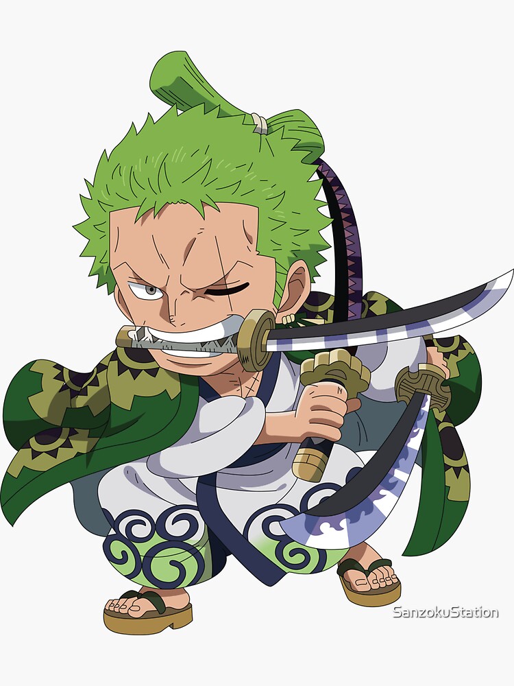 Zoro T-ShirtRoronoa Zoro One Piece Wano Country | Sticker