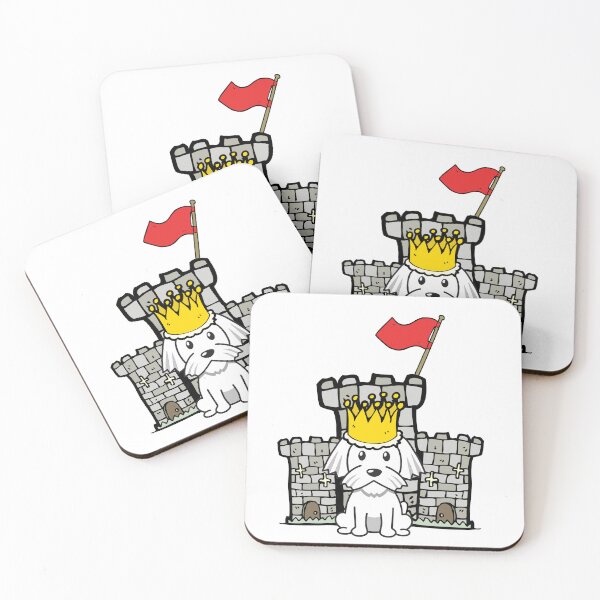 Item preview, Cute White Dog is the king of a castle designed and sold by Pet Station.