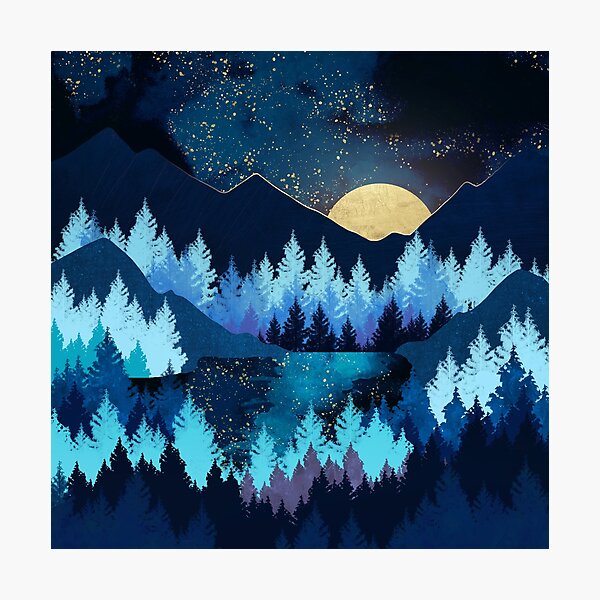 Item preview, Moon Forest designed and sold by spacefrogdesign.