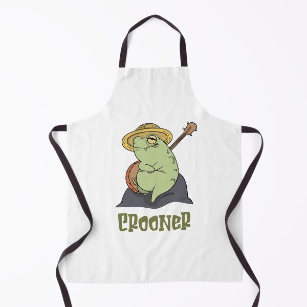 Item preview, Funny Frog Personality cartoon - Crooner - singer - cute, simple & irresistible  Frog doodle T-shirts designed and sold by Barha.