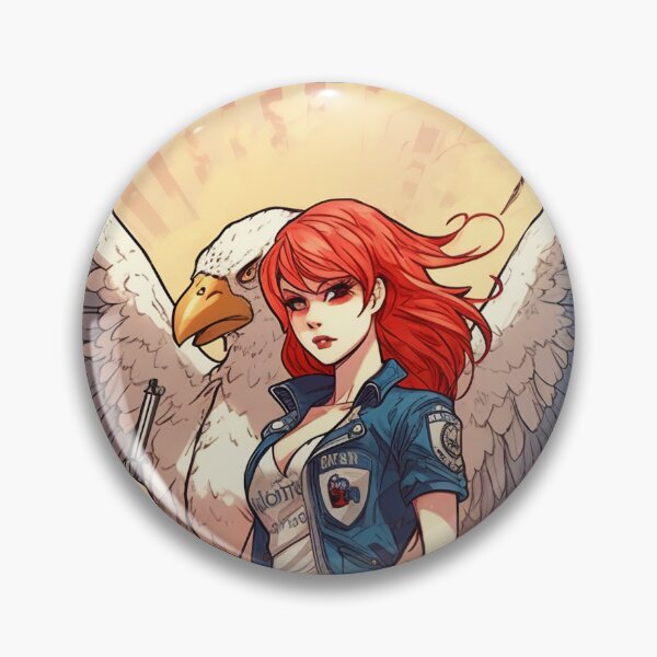 Item preview, The City's Fierce Protector - American Anime Girl designed and sold by PoppyMonster.