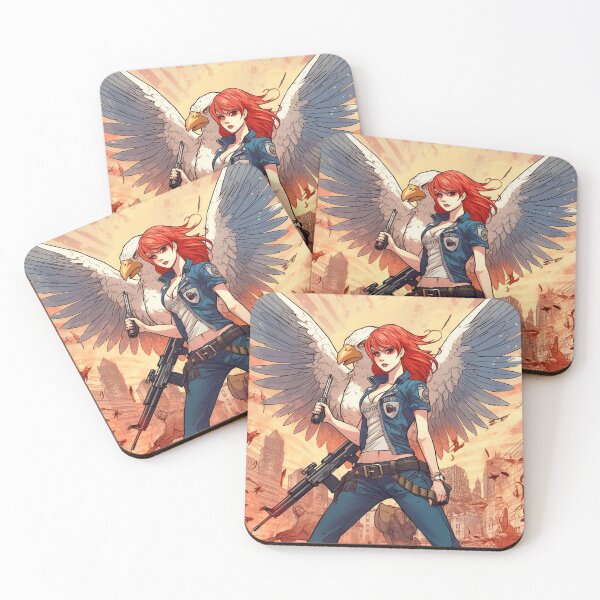 Item preview, The City's Fierce Protector - American Anime Girl designed and sold by PoppyMonster.