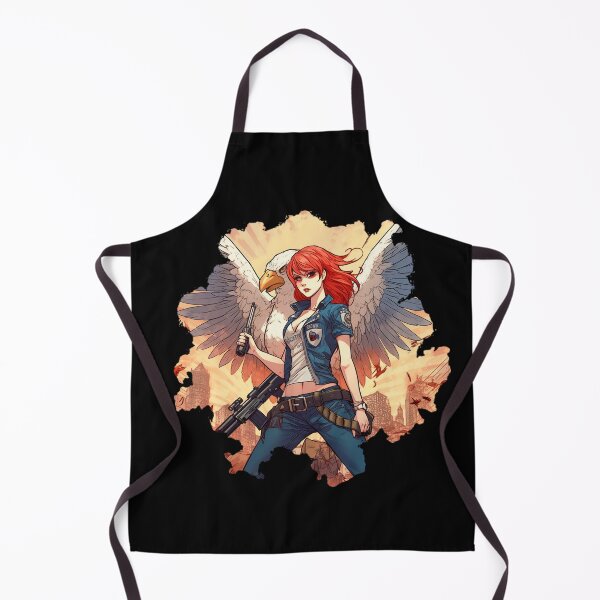 Item preview, The City's Fierce Protector - American Anime Girl designed and sold by PoppyMonster.