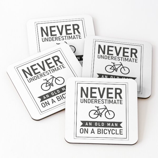 Artikelvorschau, Unterschätze niemals einen alten Mann auf einem Fahrrad entworfen und verkauft von Design-shop-387.