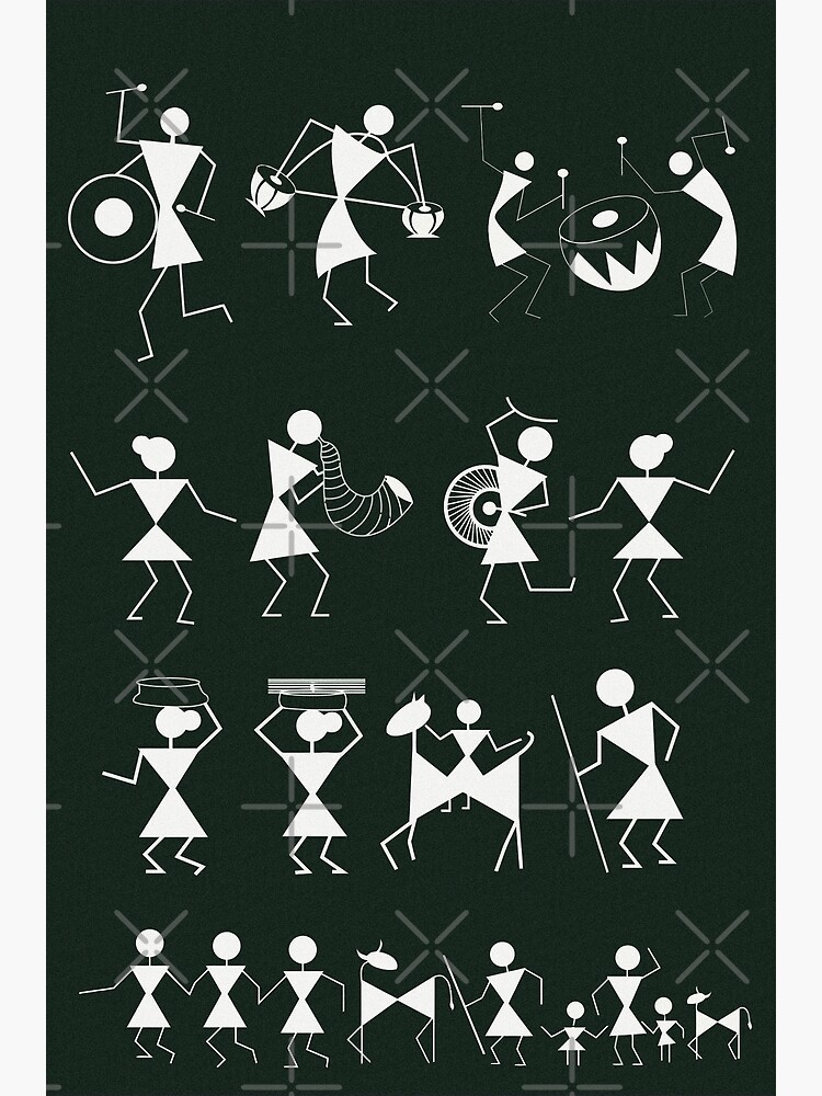 D'source Design Gallery on Warli Art - Lockdown Activity | D'source Digital  Online Learning Environment for Design: Courses, Resources, Case Studies,  Galleries, Videos