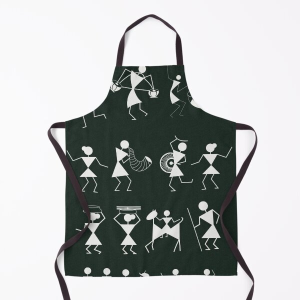 Item preview, Traditional 'Warli' Folk Art Drawing of Maharashtra India designed and sold by deepakrode7.