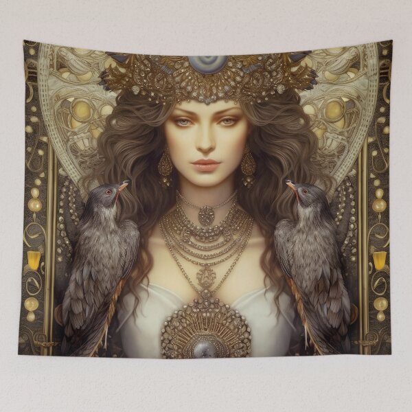 Item preview, Woman Shaman designed and sold by Red Witch Art.