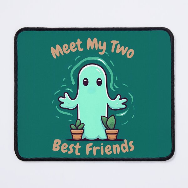Item preview, Meet My Two Best Friends. Just a Succulents Loving Ghost designed and sold by AdiRemba.