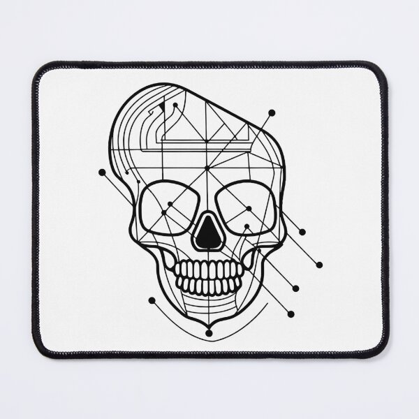 Item preview, Minimalist Skull Emoji designed and sold by Artwyz.