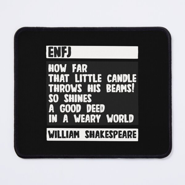 Item preview, ENFJ William Shakespeare quote designed and sold by artsomenautte.