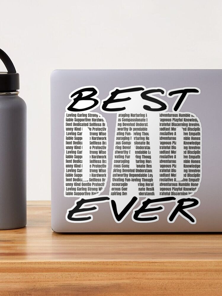 Best Dad Ever Daddy Father Adjective Word Description Sticker for Sale by  NeuDsigns