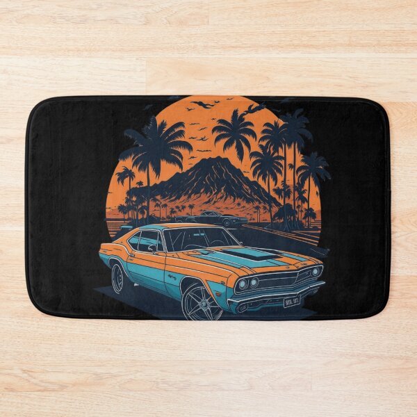 Item preview, Cool Retro Muscle Car at the Beach designed and sold by TGAL2.