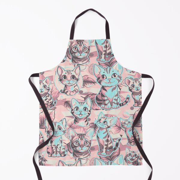 Item preview, Cat #3 design, Cat fabric design, Cat Mom Gift, Pets, Kids gift, Ideal pet gift, Pink pastel designed and sold by Andimoot.