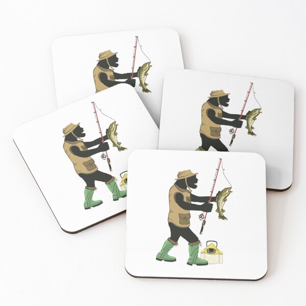 Item preview, Bigfoot Goes Fishin' designed and sold by theclevercorvid.