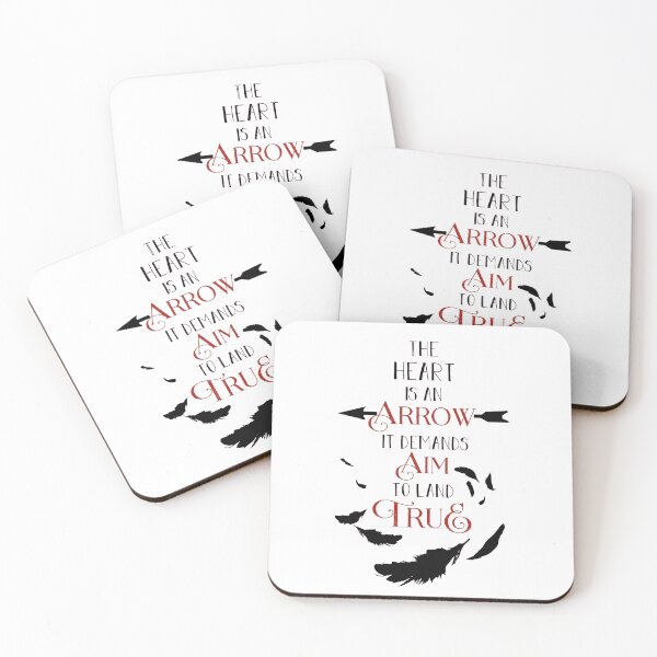 Item preview, SOC- The Heart is an arrow, it demands aim to land true designed and sold by Loveofbookshop.