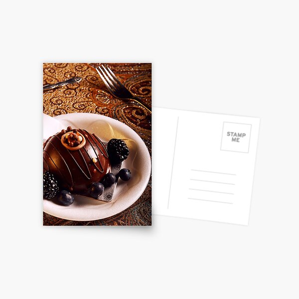 Chocolate Dessert Fill Postcard